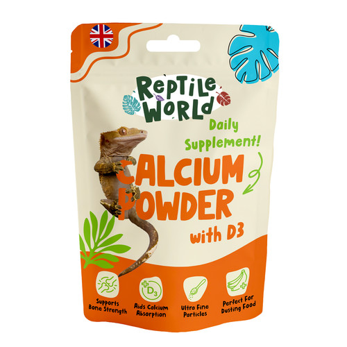 Reptile world calcium powder - world,
