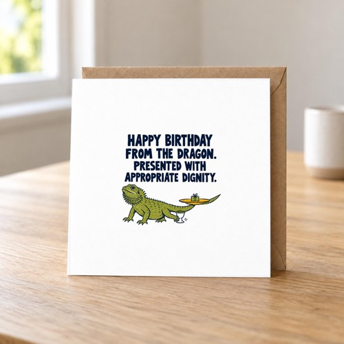 Funny birthday card from the - birthday,
