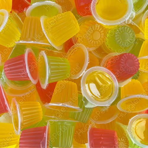 Fruit jelly pots - fruit,