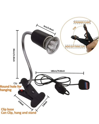 Uva uvb reptile heat lamp - uva,