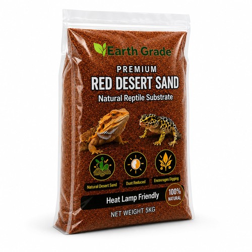 Reptile desert sand 5kg red - sand,