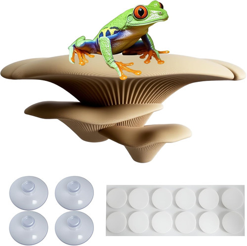 Mushroom decor for reptile - for,