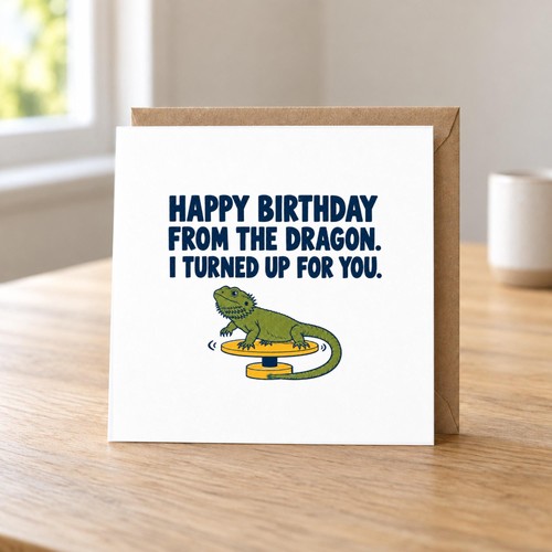 Funny birthday card from - birthday,